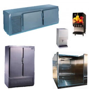 beverage dispensers, ice makers, refrigeration